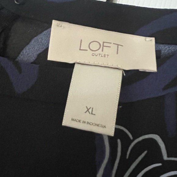 Loft Outlet Long Sleeve Dress, size XL, floral print - Picture 4 of 5